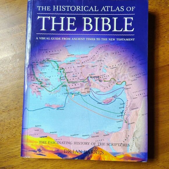 The Historical Atlas Of The Bible Softcover Book 2010 Dr. Ian Barnes - Picture 1 of 5
